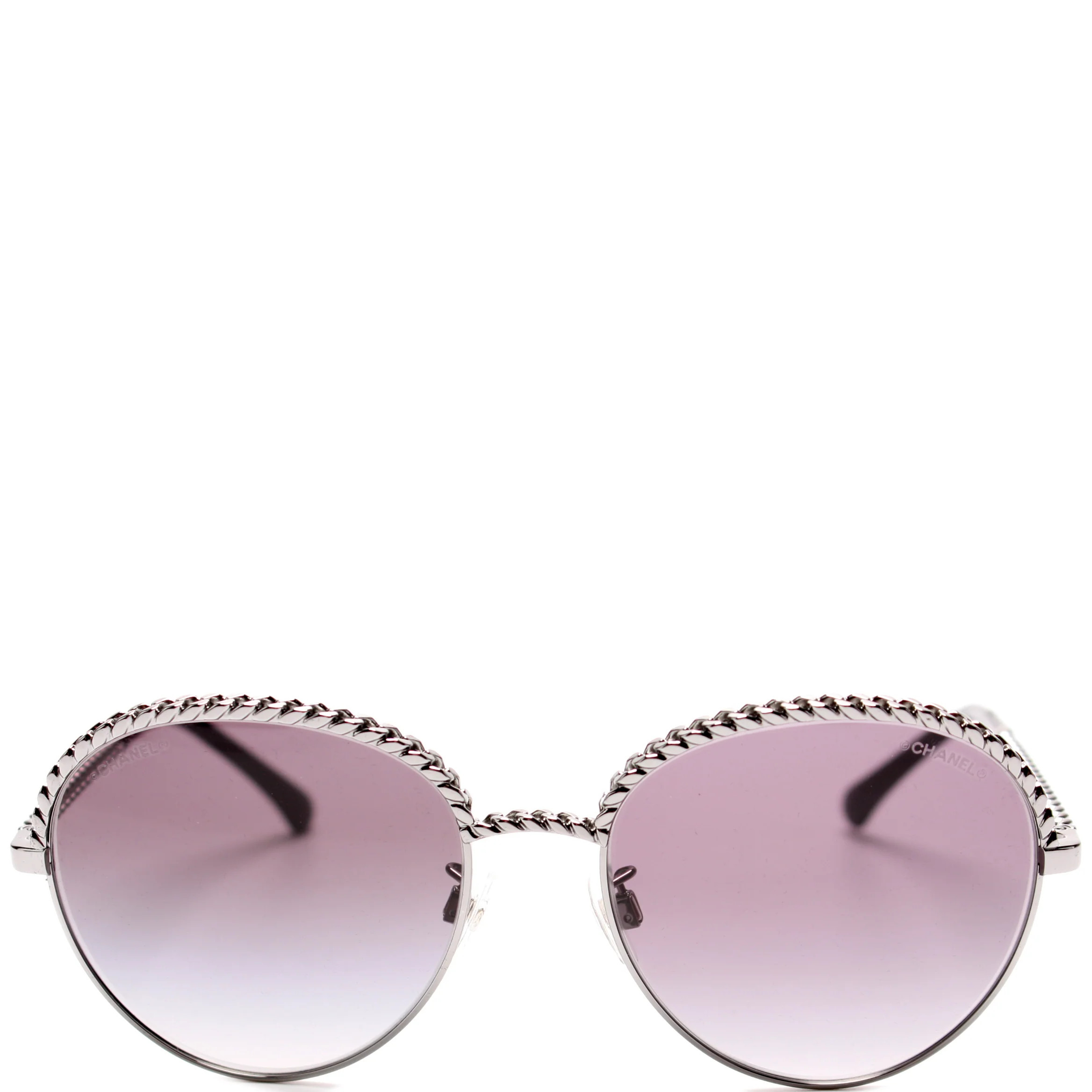 5439 A CC Chain Pilot Sunglasses | Keeks Designer Handbags
