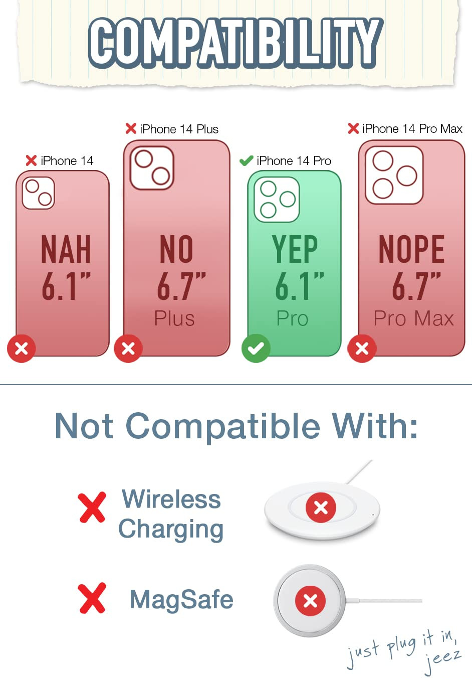 Smartish® iPhone 14 Pro Wallet Case - Wallet Slayer Vol. 1 [Slim + Protective] Credit Card Holde... | Amazon (US)