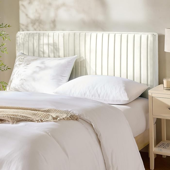 Hearth & Harbor Full Headboard Only, Floating Wall Mounted Headboard Full Size, Easy Assemble Uph... | Amazon (US)