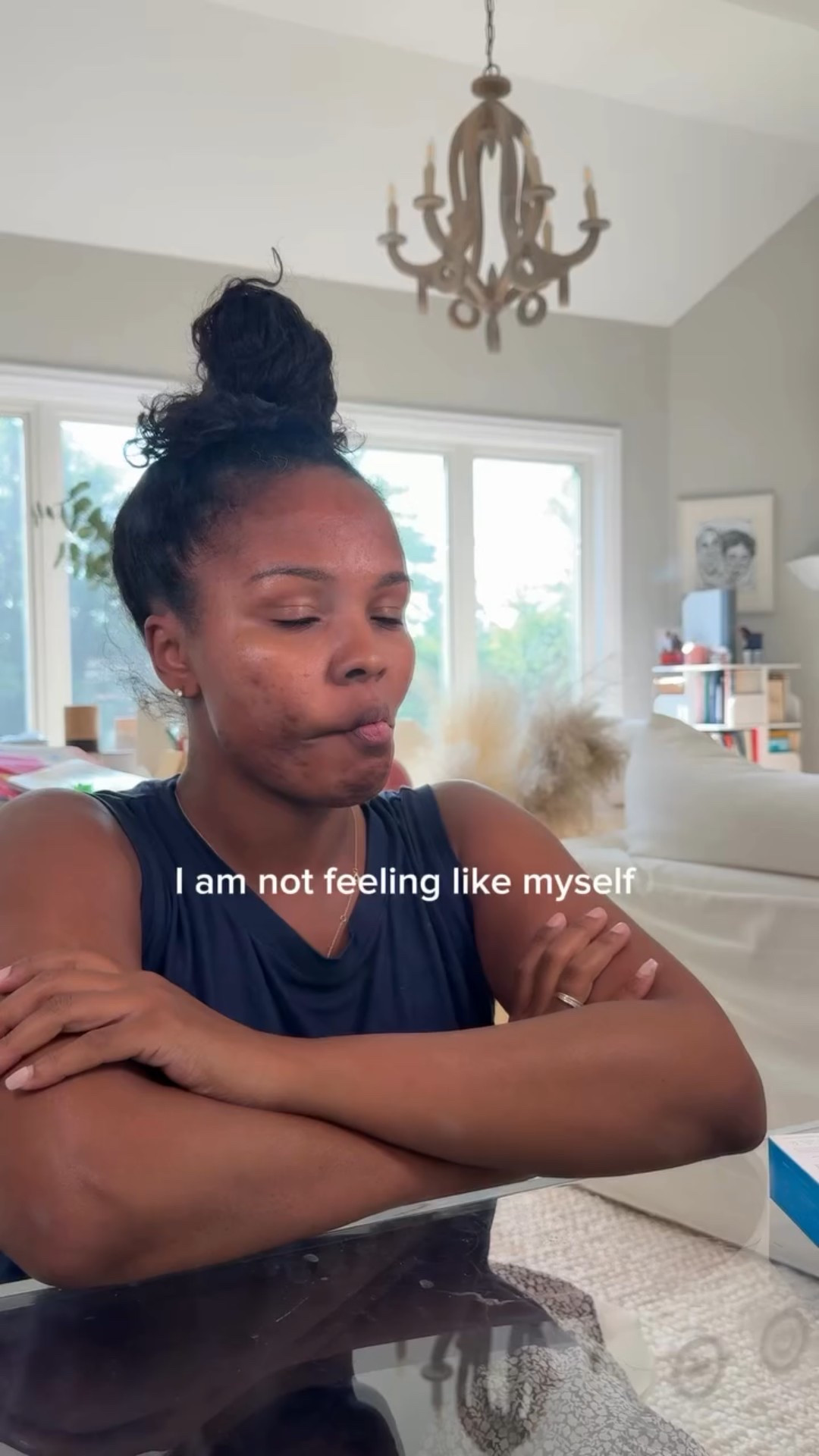 3 kids later, and the woman staring back at me felt like a stranger — tired eyes, loose skin, and a heart that forgot how to prioritize her.

But today… I got up, did my hair, and reminded myself: I’m still here. She’s still here. And she’s worth showing up for. 💛

To every mama who’s felt like she disappeared in the process of becoming everything for everyone else — this one’s for us.