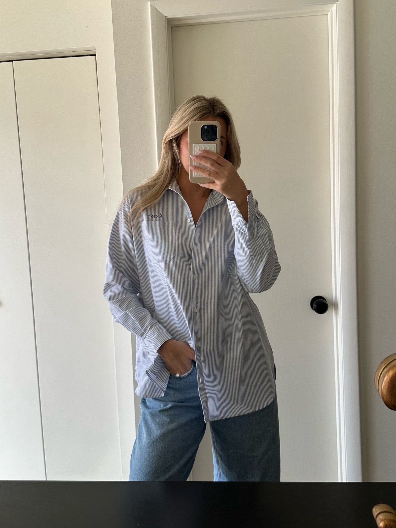 This Sézane classic button down top can be embroidered with your initials! It adds such a cute personal touch, obsessed 🤍

#LTKworkwear #LTKstyletip #LTKMostLoved