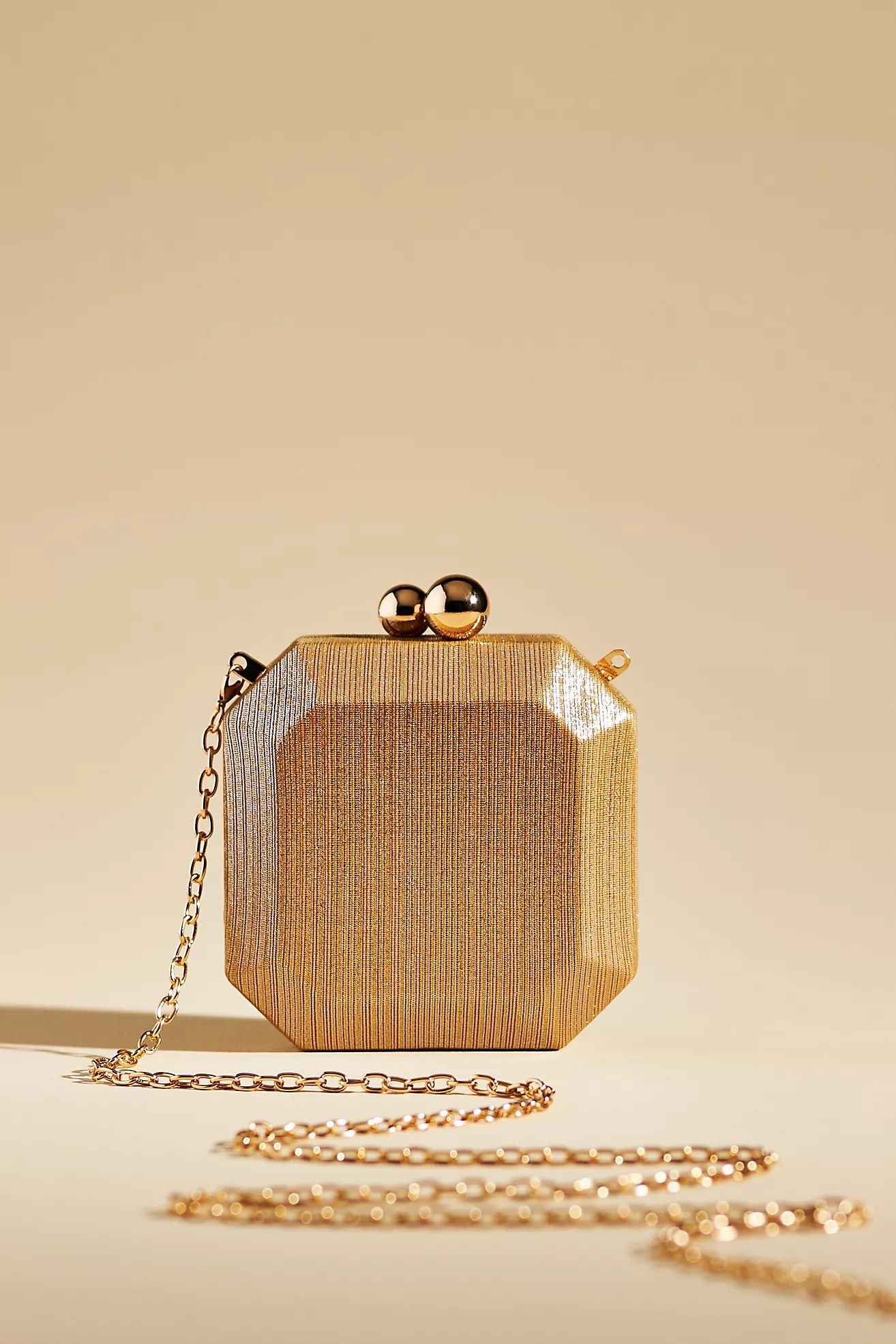 Mini Metallic Hard Case Clutch | Anthropologie (US)