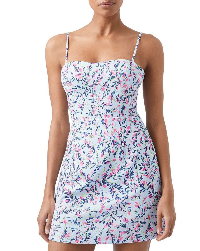 Floral Tie Back Mini Dress | Bloomingdale's (US)