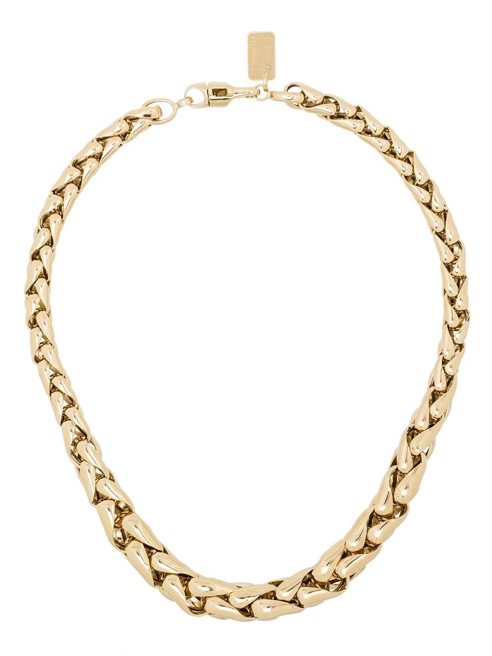 14kt yellow gold chain-link necklace | Farfetch Global