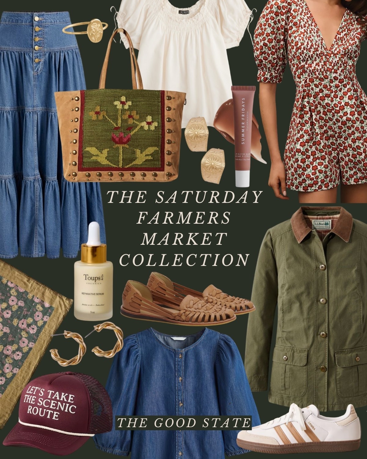 The Saturday Farmers Market: Fall Edition 🌻Save up to 77%.
For all the Farmers Market girlies living their best life in the sunshine with a pastry and coffee in hand while carrying a tote of fresh produce on their shoulder. For the ones who love a pop of color, all things gingham and a scarf in their hair or around their neck.

Anthropologie , Anthro, Amazon, Quince, mini dress, maxi dress denim jacket, chore coat, earring, socks, beauty, sunglasses, spring outfit, spring fashion, tote bag, purse, woven purse, spring break, bandanna, scarf, quilted jacket, the good state, Lauren England, gola sneakers, clutch vacation outfit, hoop, earrings, American Eagle, target target fashion, target style sneakers, veja, mini dress, floral dress, wedding guest, dress, tuckernuck, vacation, outfit, ootd, summer outfit, summer fashion, outfit ideas, New England, nordstrom, summer sweater #ltkstyletip #ltkunder50 #amazonfashion #founditonamazon #ltksalealert #slowliving #romantizeyourlife #fall #fallstyle #fallseason #autumn #90sera #90style #90saesthetic #ralphlauren #equestrian #horserider #americana #fallfashion #falloutfit #preppyfashion #ivyleague #marthastewart 

#LTKStyleTip #LTKFindsUnder50 #LTKSaleAlert