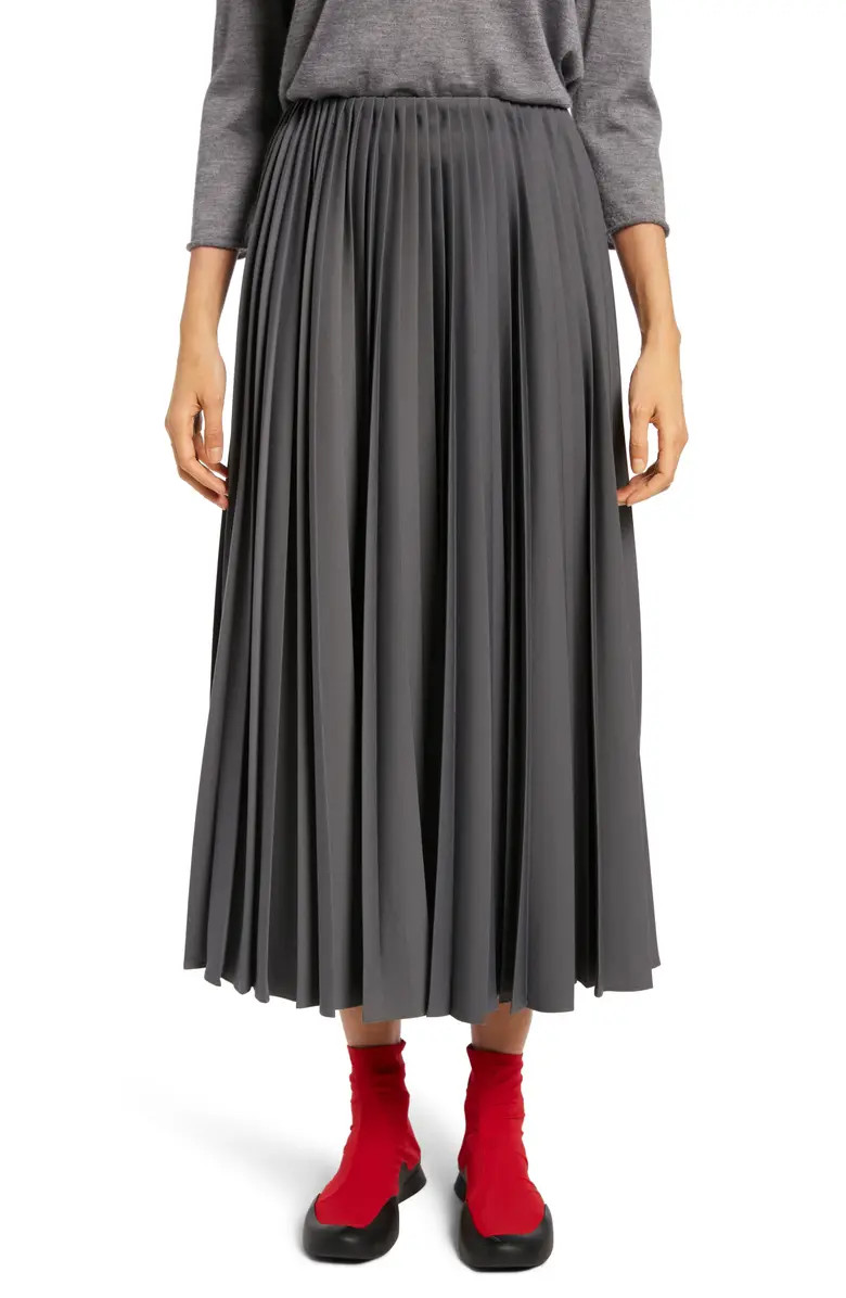 Vinsky Pleated High Waist A-Line Skirt | Nordstrom