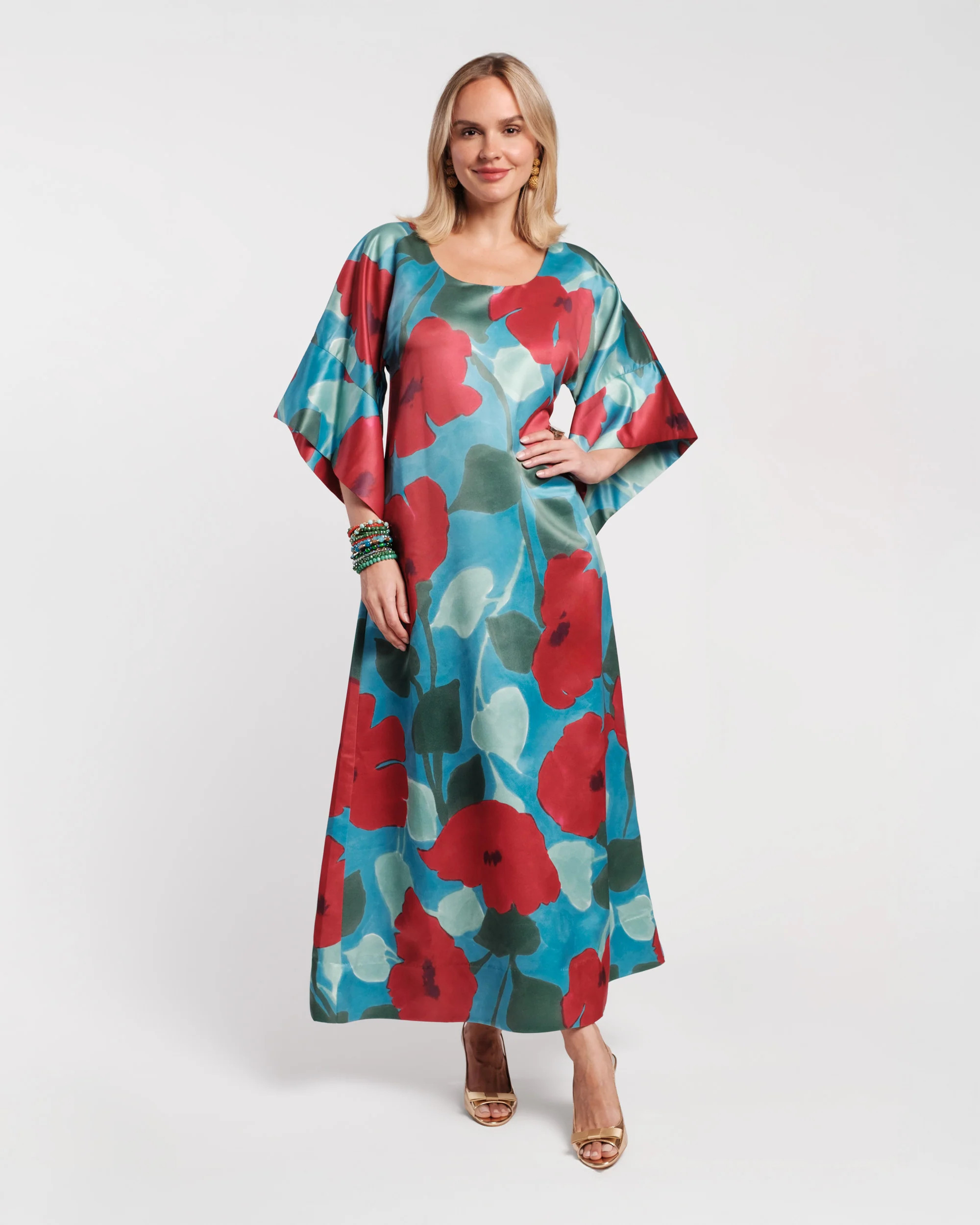 Spinnaker Maxi Dress - Floating Floral | Frances Valentine