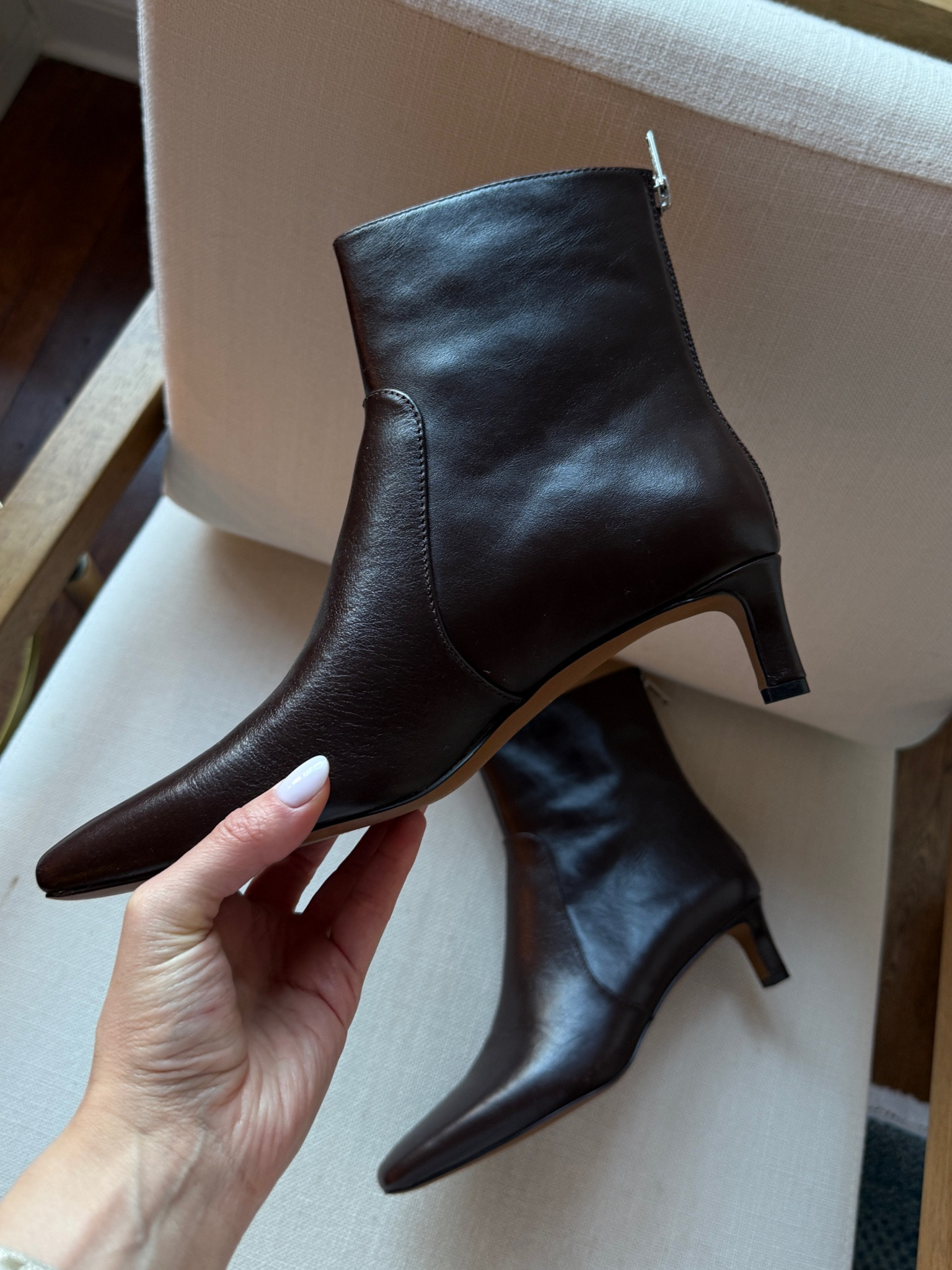 The perfect brown leather boot.

A less expensive alternative to the Staud wally. The low heel makes them super comfortablebut still elevated! 40% off with code MADEBETTER

#LTKCyberWeek #LTKStyleTip #LTKSeasonal