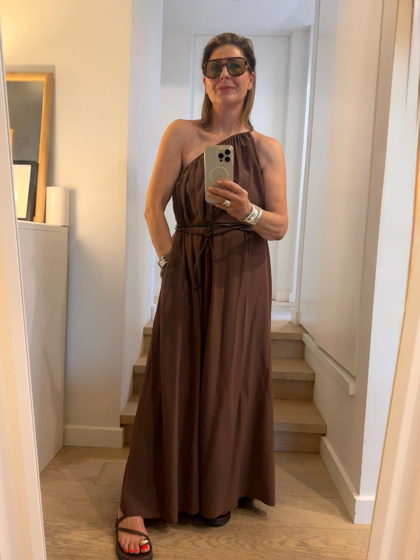 New Year ! New dress ! 
Happy 2026 everyone 😎

I’ve got a new summer dress for you : 
This fabulous maxi dress @assemblylabel 
It’s easy, relaxed , great colour . 
It’s a floaty 100 %silk and such a perfect cut & length. 
And it has pockets: Yes ! 


I’m wearing a size s/m as the dress @assemblylabel is actually quite a generous cut and I had to go down a size.
There’s a lot of fabric in the dress ! 

I’ll add links in my stories , the dress is on sale ! 
and of course will post it all over on LTK @ltk.australia

#LTKstyletip #LTKover50style #LTKaustralia