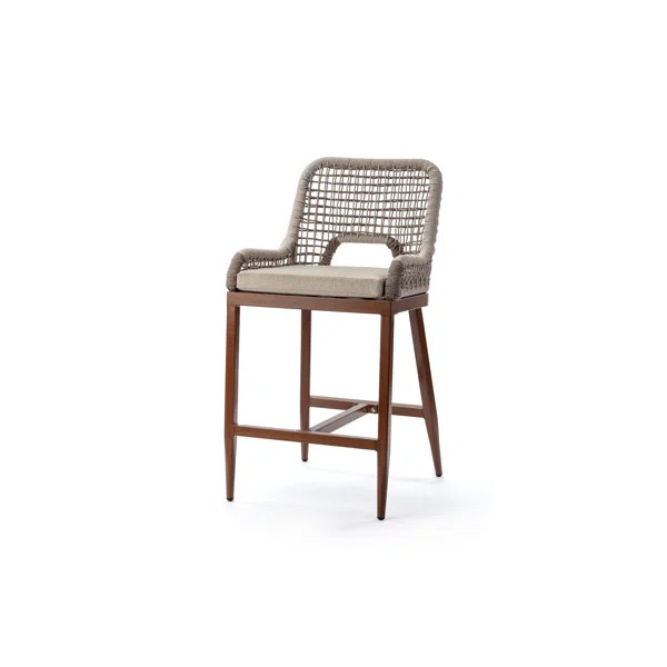 Upholstered Counter Stool with Metal Frame (Set of 2) | Wayfair North America