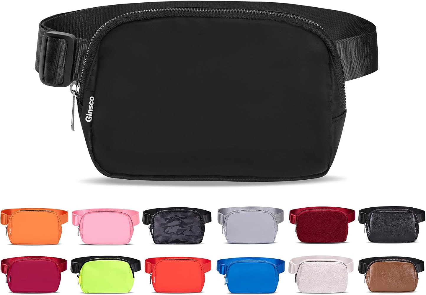 Belt Bag for Women Fanny Pack Dupes, Ginsco Crossbody Bag with Adjustable Strap, Waterproof Unise... | Amazon (CA)