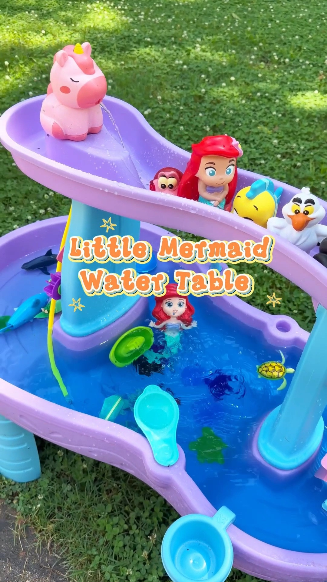 🧜‍♀️ Little Mermaid Water Table ✨

One of my favorite summer setups yet! Everything you need to recreate this magical under-the-sea water table is linked below. Perfect for Little Mermaid lovers, sensory play, and summer fun. 🐚💜

#LTKmomlife #LTKKids #LTKSeasonal