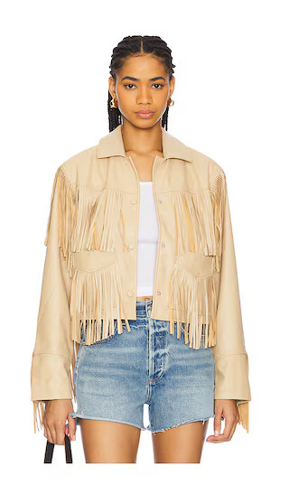 Halia Jacket in Tan | Revolve Clothing (Global)