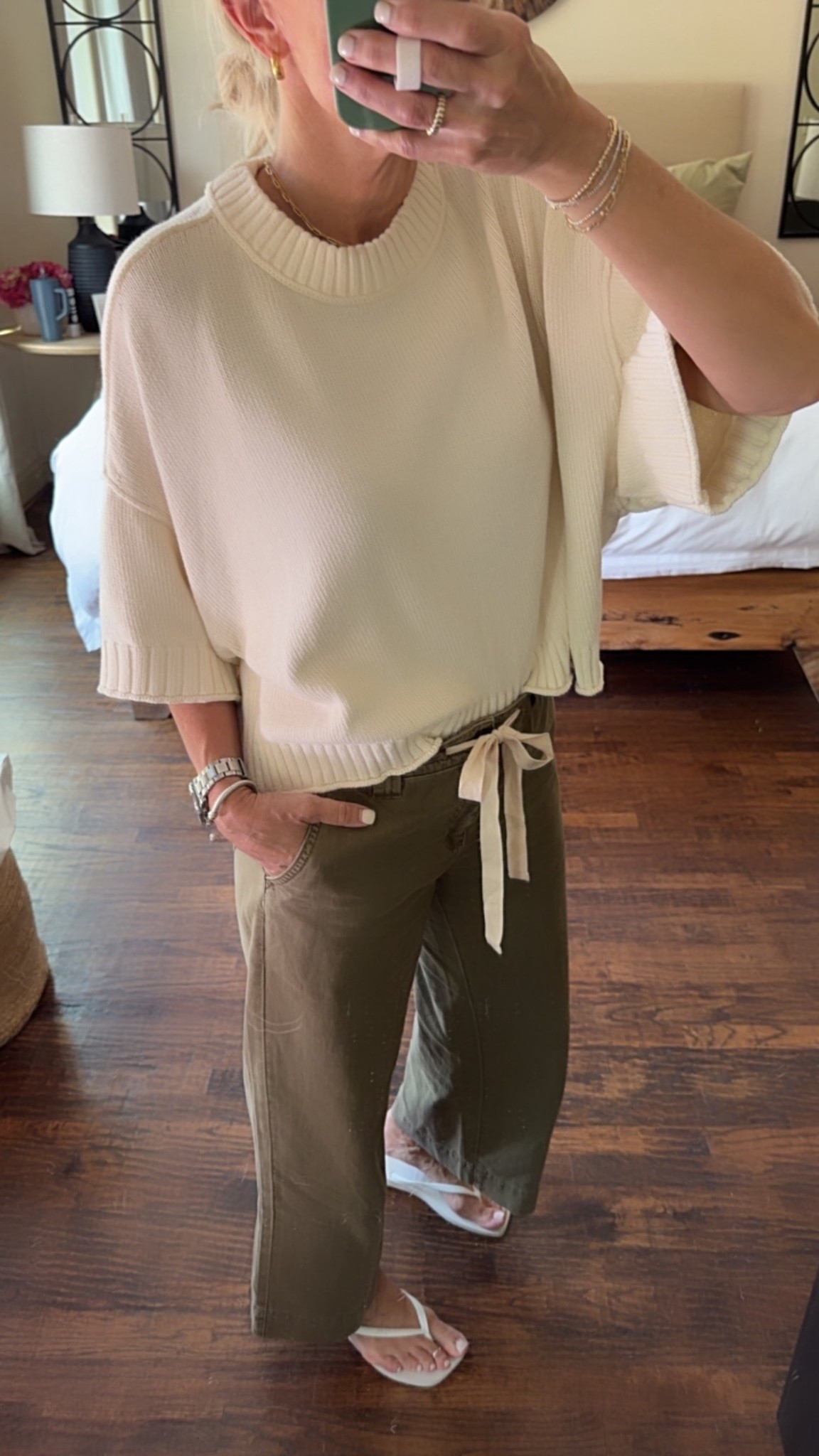Think I’ll be living in these pants. Come in khaki also 
Fit tts 

#LTKOver40 #LTKootd #LTKdayinmylife