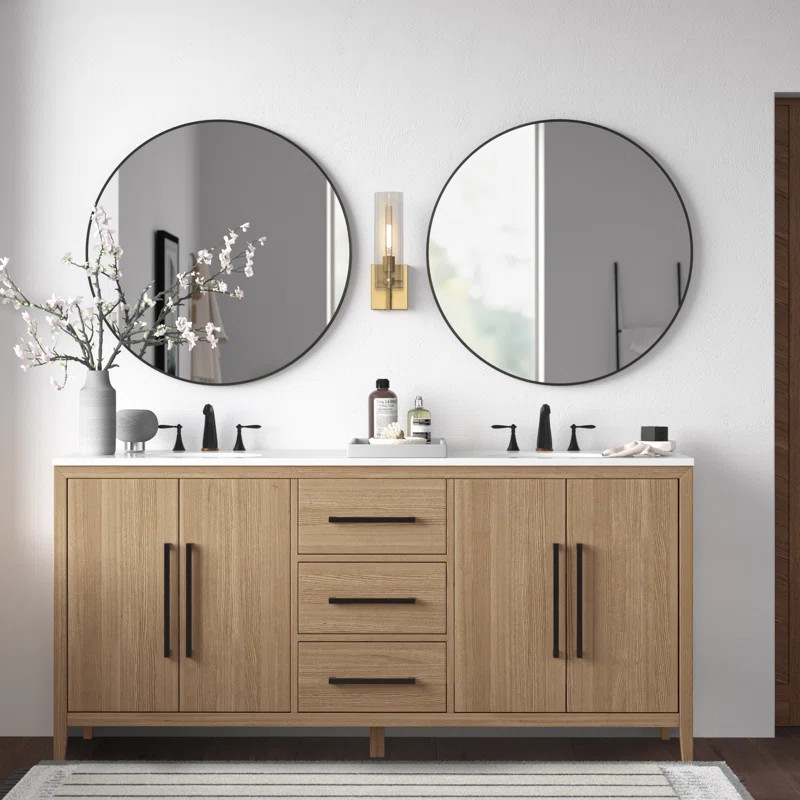 Alsup 72" Double Bathroom Vanity | Wayfair North America