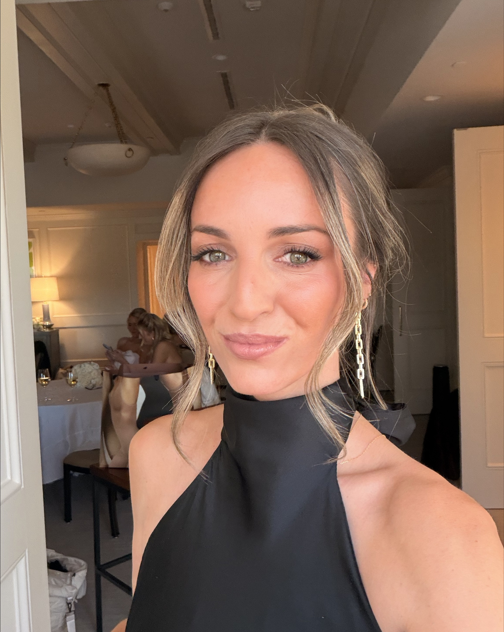 Wedding guest hair and makeup 🤍 dropping the makeup details for you because it was 🔥 and lasted ALL NIGHT!  ✨ use code: JONESBEAUTYCO for a discount on your U Beauty purchase! 
#weddingmakeup #weddingguestmakeup #weddingguestdress #formaldress #blacktie 


#LTKselfcare #LTKWedding #LTKBeauty