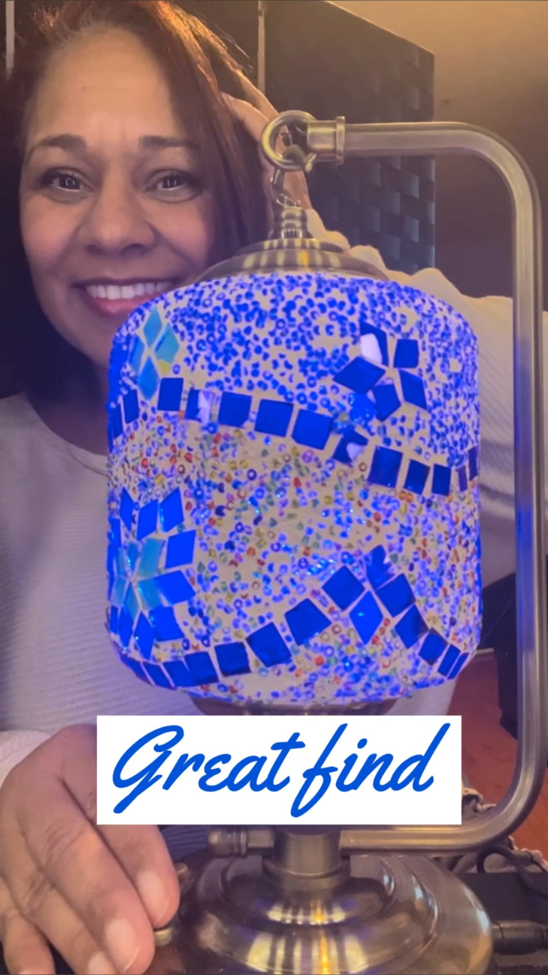 Turkish Moroccan Table Lamp, 360° Rotating Mosaic Glass Decor Lamp with 2 USB Ports, 7-Color Changing Bedside Night Light, Handmade Vintage Bohemian Lamp for Bedroom Home Office

#LTKhome #LTKGiftGuide #LTKVideo