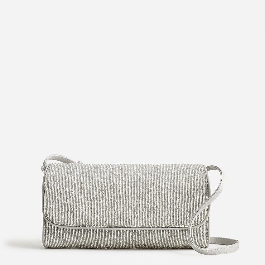 Florence convertible clutch with beadsItem BM839$138.00or 4 payments of $34.50 withColor:Silver$1... | J.Crew US