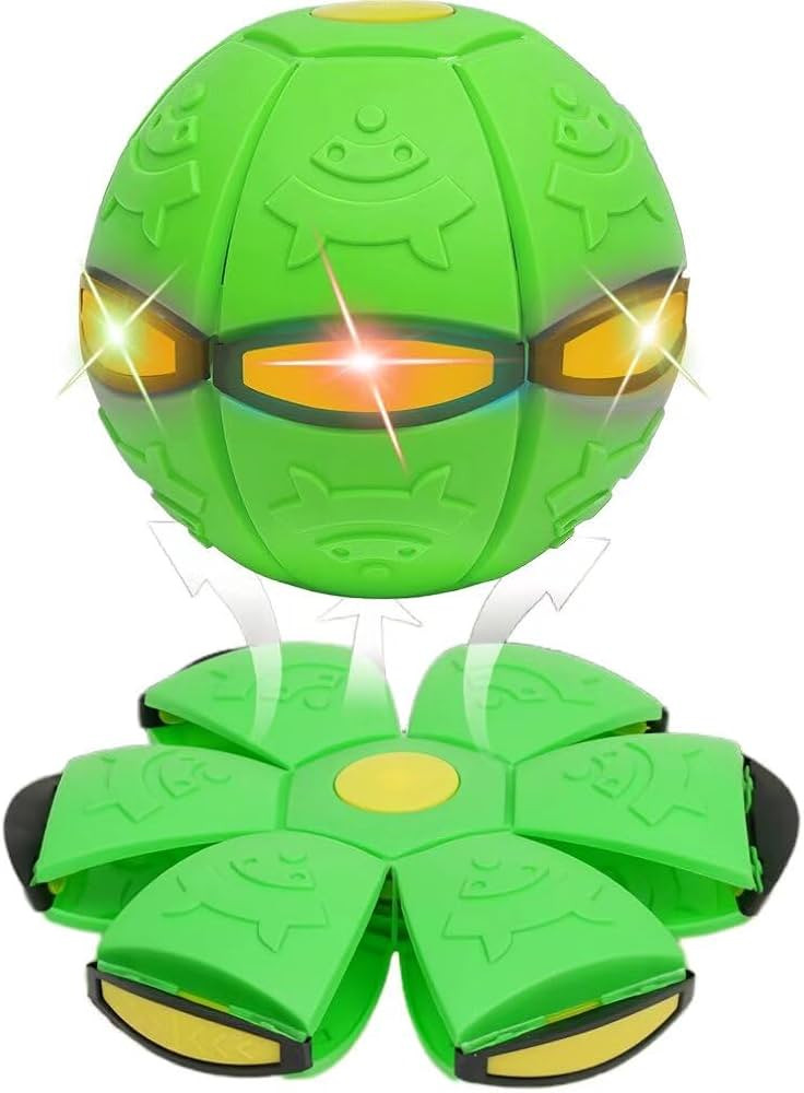 2-in-1 Dual Form Freely Switchable Magic Bouncing Ball Toy with Six Light Suitable for Indoor & O... | Amazon (US)