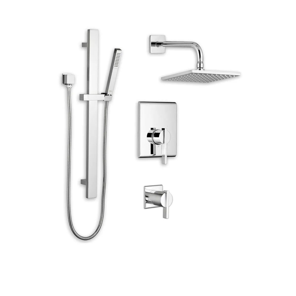Times Square 2.5 GPM Shower System with Single Function Rainshower - Includes Trims, Handshower S... | Build.com, Inc.