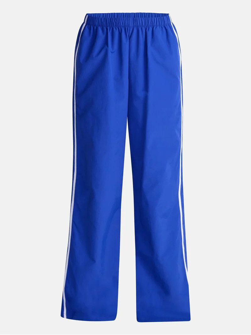 No Boundaries Nylon Game Day Track Pants, 30.5'' Inseam, Women's XXS-XXL | Walmart (US)