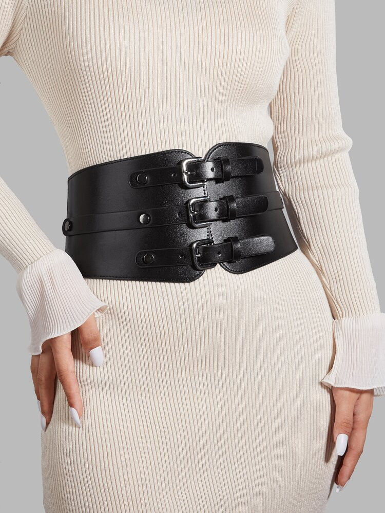 Metal Buckle Corset Belt | SHEIN