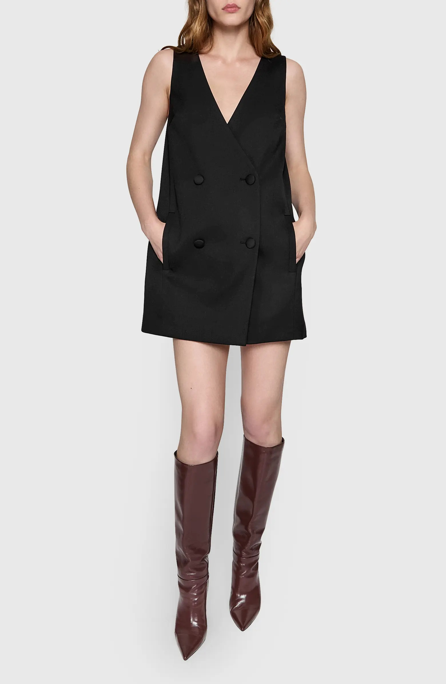 Rebecca Minkoff Double Breasted Wool Blend Blazer Minidress | Nordstrom | Nordstrom