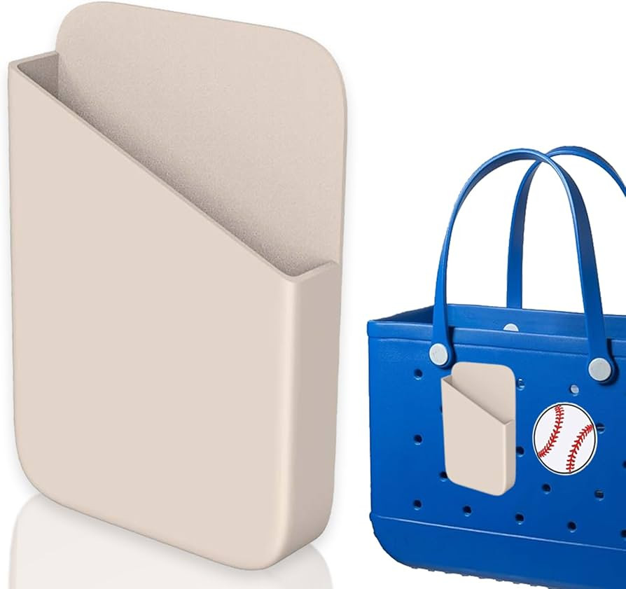 Phone Holder Compatible with Bogg Bag, Soft Silicone Bogg Bag Accessories Charms Baseball,Univers... | Amazon (US)