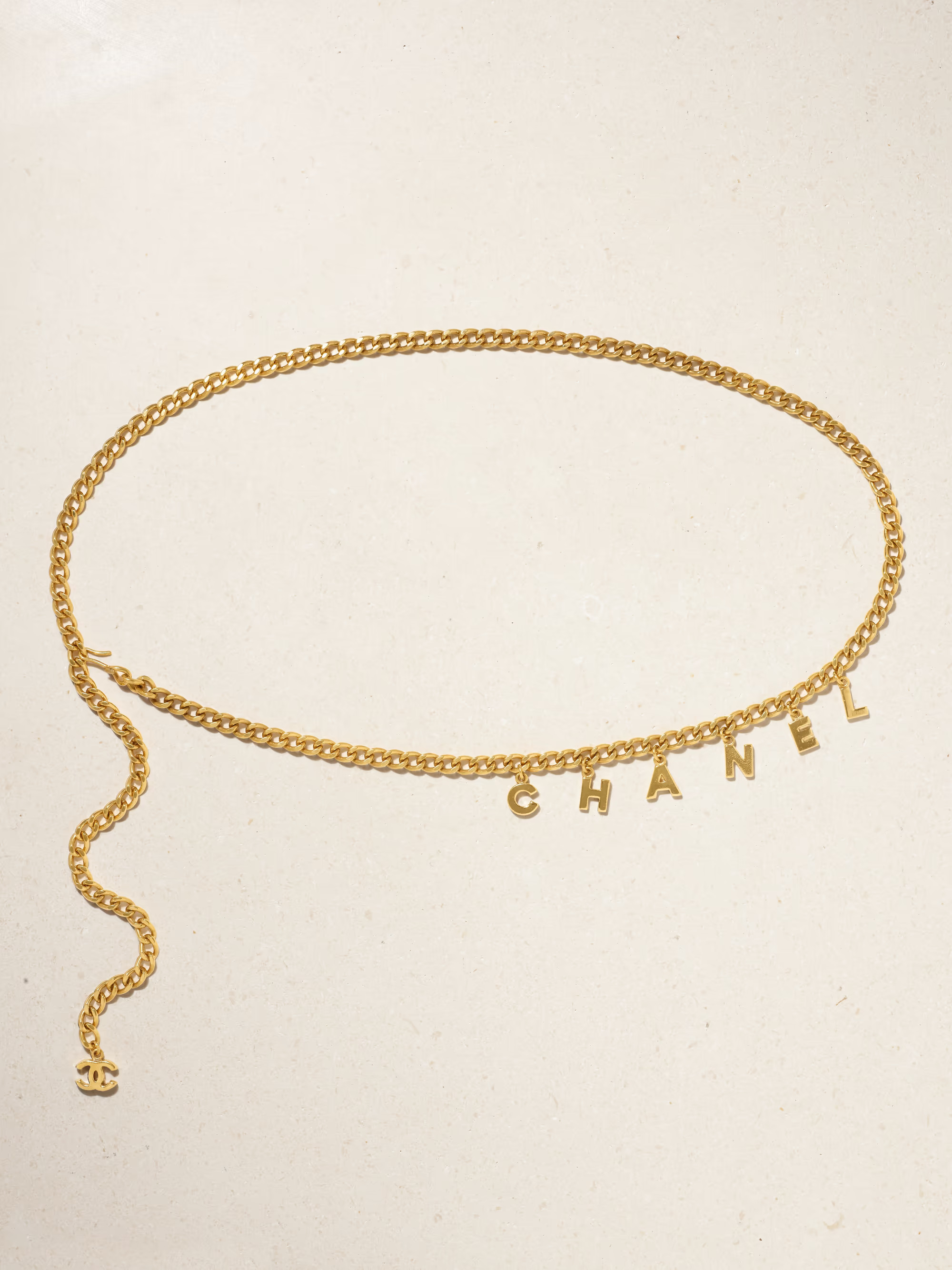 Gold-plated chain belt | NET-A-PORTER (UK & EU)