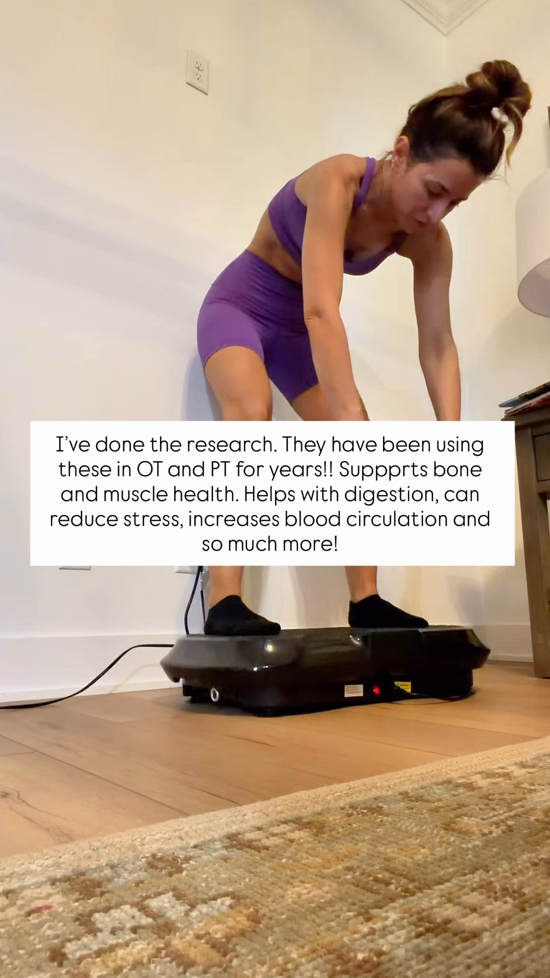 Some of my favorite anti-aging products! These are items I sweat by and many I’ve repurchased TWICE! I’ll be 39 soon and feel amazing! I use my vibration plate every day for 10-15 minutes. This supports bone and muscle health, muscle recovery, helps with energy levels and stress reduction, increases blood circulation and more! PTs and OTs have been using these for YEARS and there is a reason for that - they work!

#LTKmorningroutine #LTKfitnessgoals