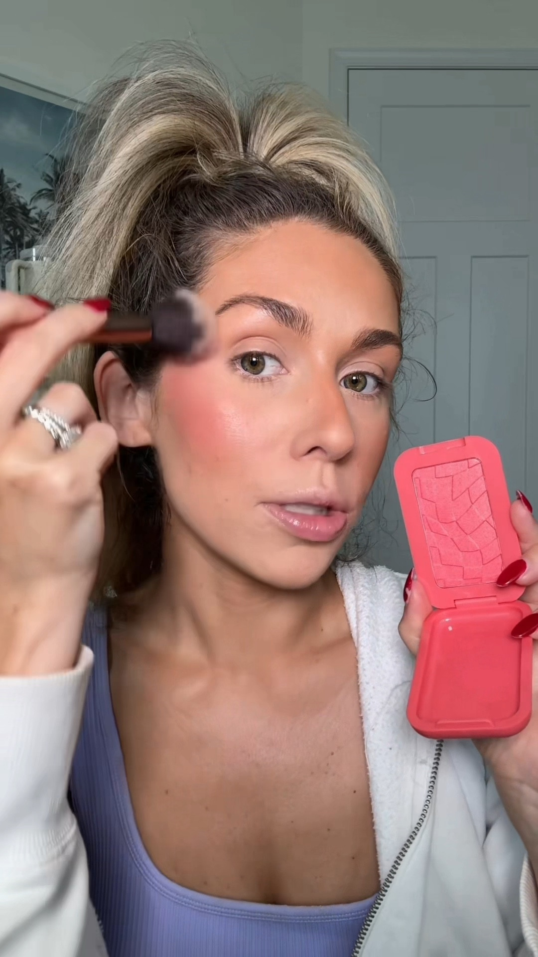 Trying the NYX Buttermelt blush and omg!!!!! Such a pretty coral pink shade! I love the formula and how buildable it is, plus that it’s a drugstore beauty find! Which shade should I try next?! 

#LTKselfcare #LTKBeauty #LTKgrwm