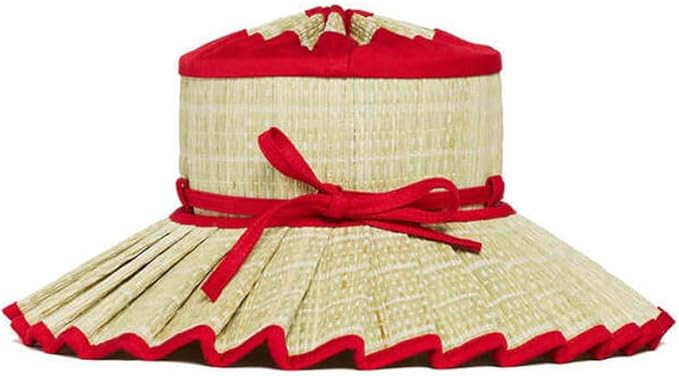 Women's Lorna Hat, Reversible Straw Pleated Sun Hat, Wide Brim Foldable Casual Outdoor Beach Sun ... | Amazon (US)
