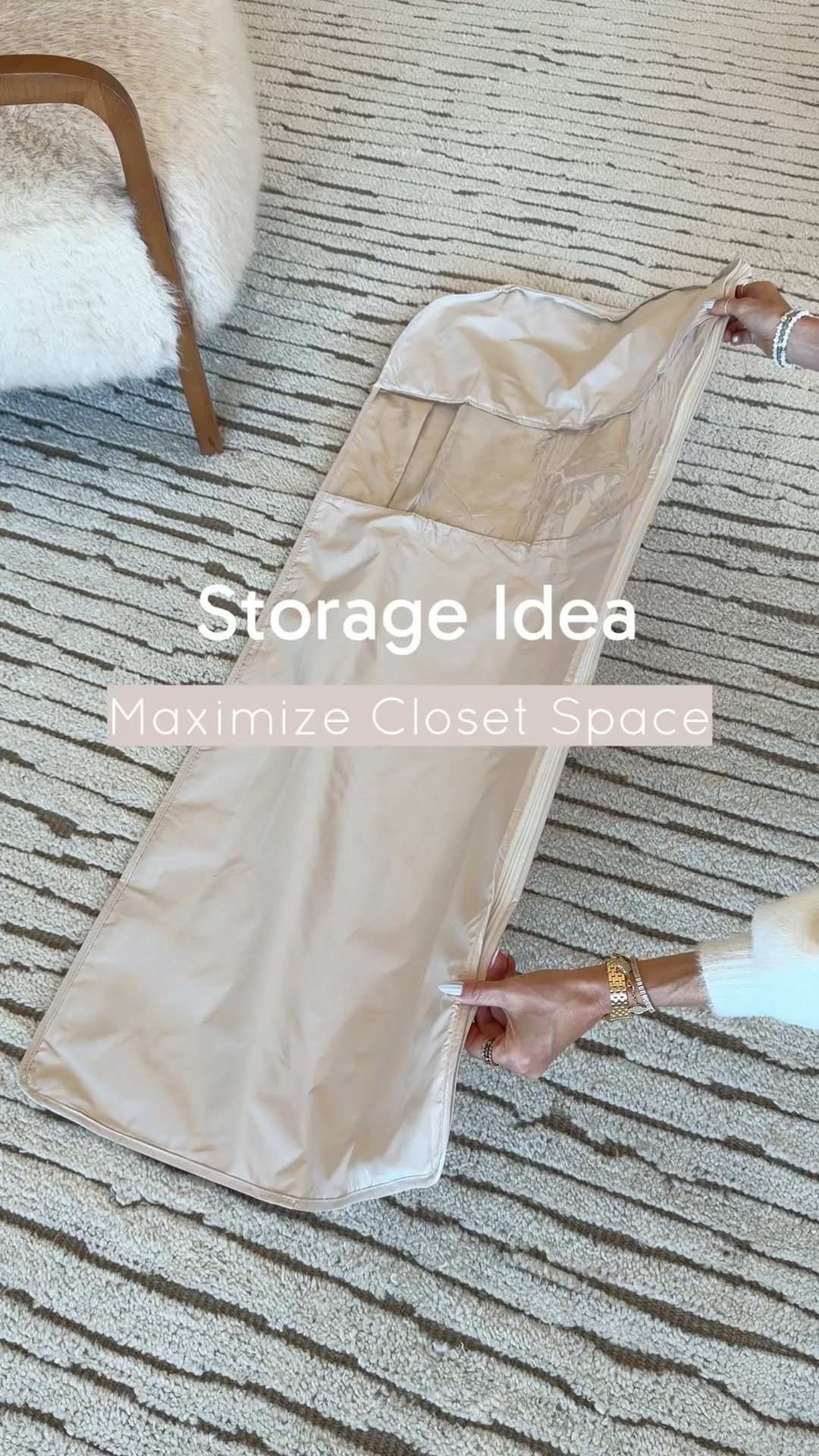 These hanging garment bags help protect your clothes while also compressing bulky items, so you can fit so much more into your closet without everything feeling crammed.  

 #LTKHome