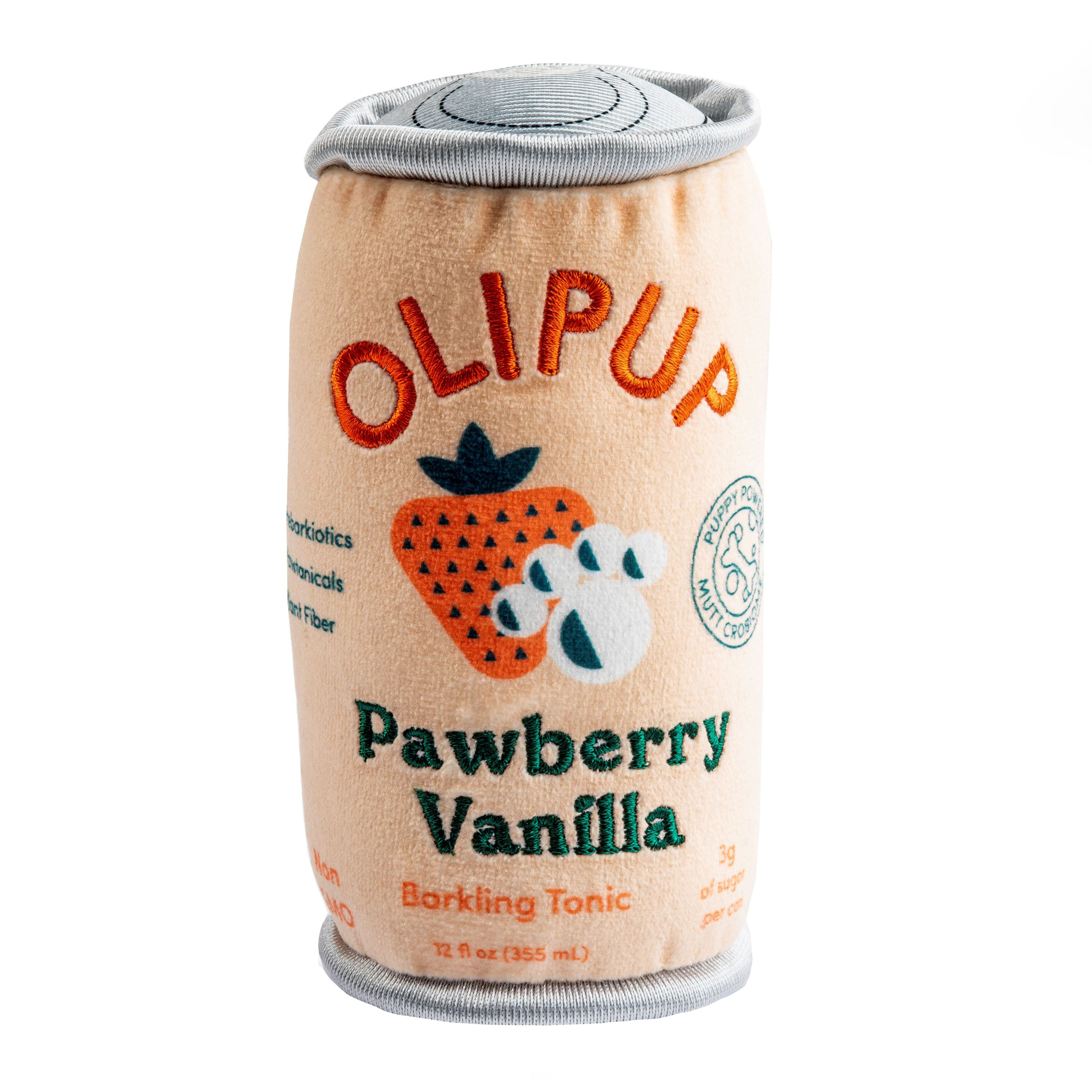 Plush Olipup Pawberry Vanilla Squeaky Dog Toy | World Market
