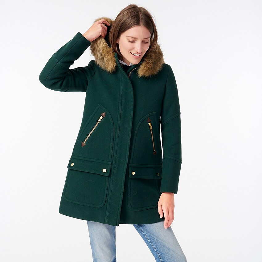 Chateau parka in Italian stadium-cloth wool | J. Crew US