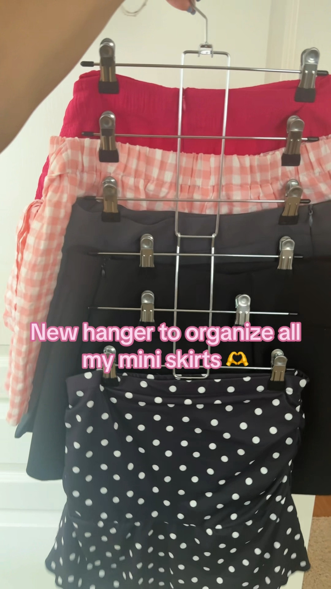 Closet organization
Home organization 
Closet hangers for skirts
Pants Hangers with Clips,Space Saving Hanging Closet Organizer-6 Tiers Skirt Hangers with 360° Swivel Hook,Closet Organizer-Clothes Hangers- College Dorm Essentials Apartment Essentials-2 Pack

#LTKU #LTKHome #LTKdayinmylife