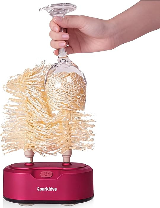 Home Glassware Polisher, World's First Affordable Spinning Glass Polisher, 600 RPM Dries and Poli... | Amazon (US)