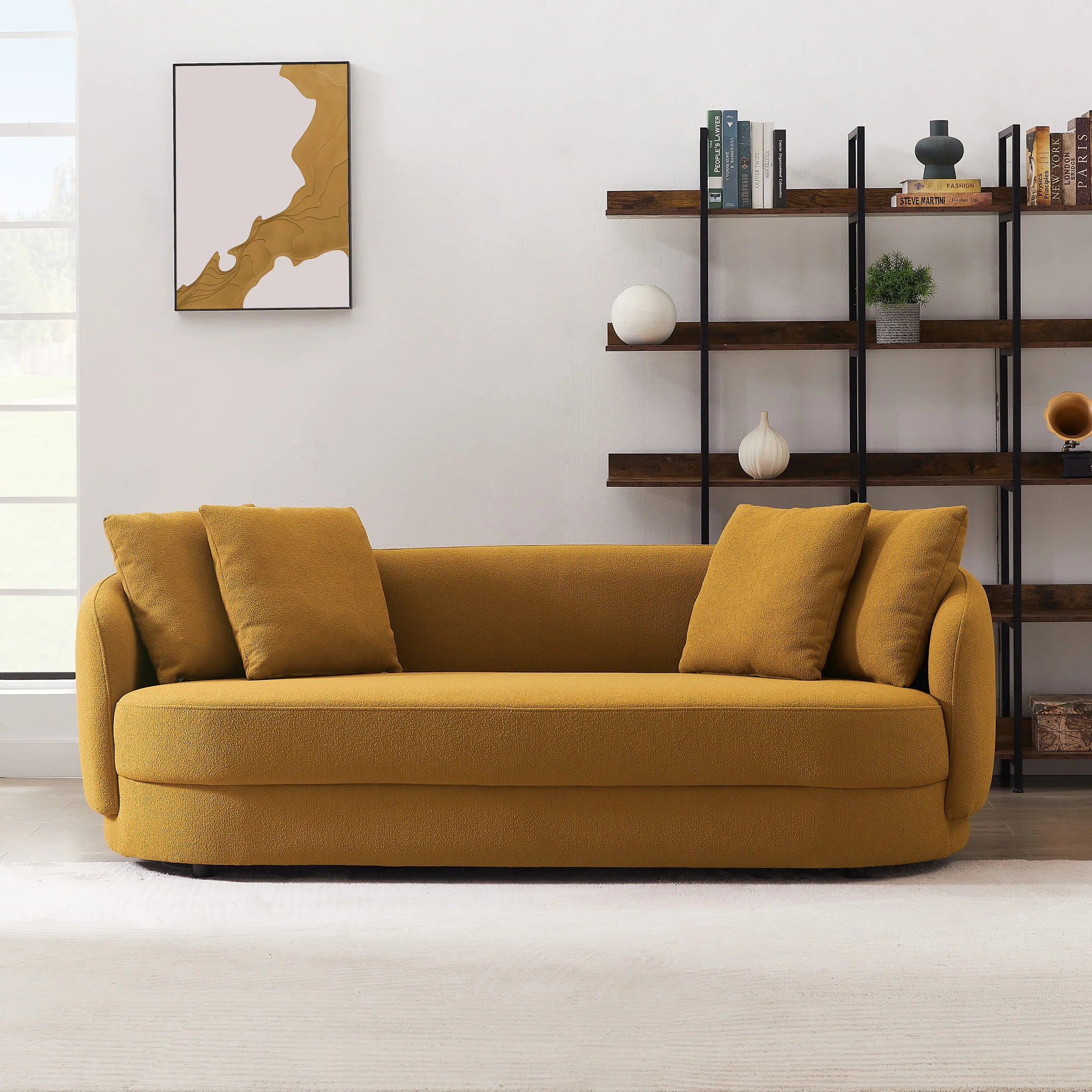 Aubreir 85'' Upholstered Sofa | Wayfair North America