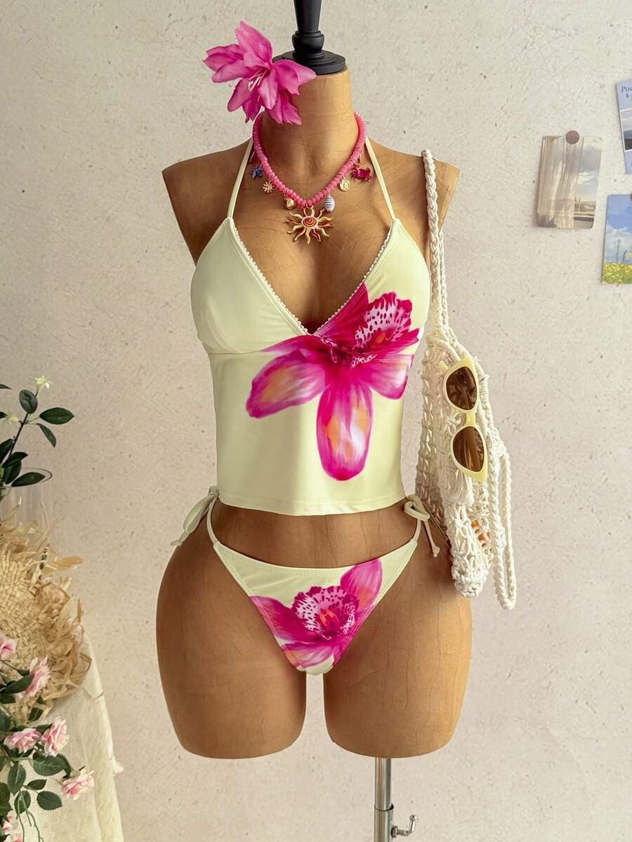 Soleia Beach Set Summer Vacation Outfits Women Elegant Women's Beach Swimsuit Women's Summer Beac... | SHEIN
