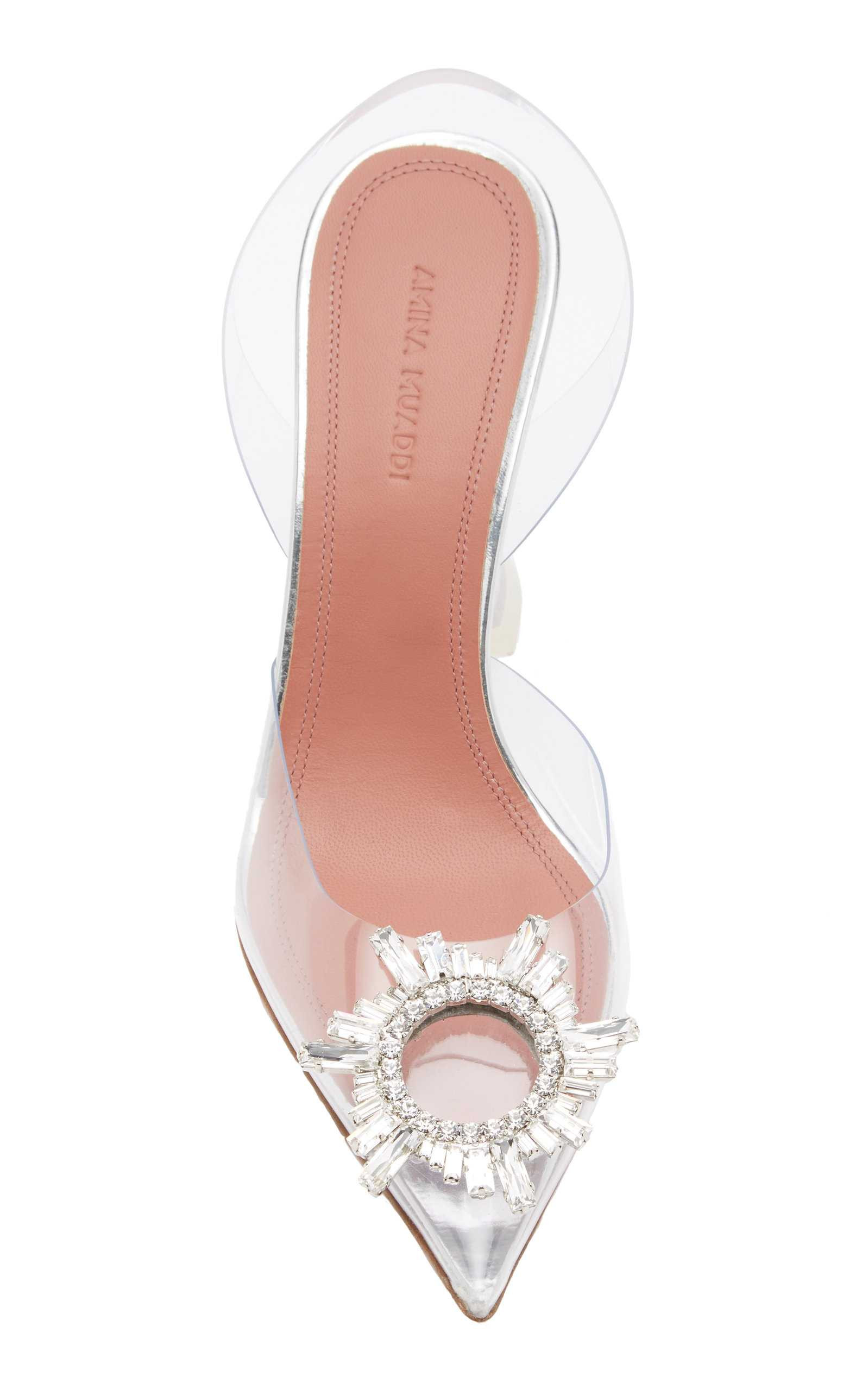 Begum Crystal-Embellished PVC Pumps | Moda Operandi (Global)