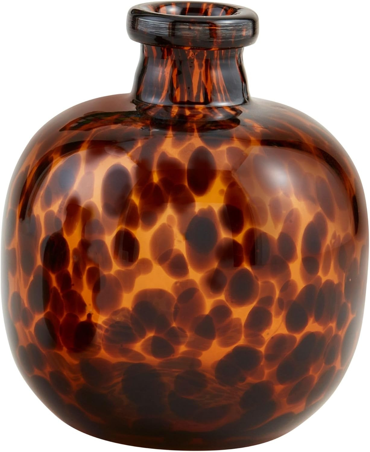 Mud Pie Large Tortoise Glass Vase, 6.75" x 5" | Amazon (US)