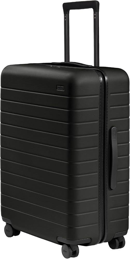 Away Medium Checked Luggage - 26-Inch Lightweight Hardside Suitcase with Custom WhisperGlide 360\... | Amazon (US)