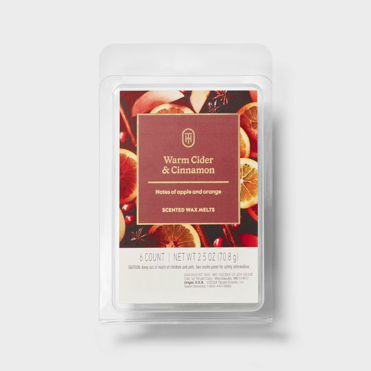 6ct Warm Cider & Cinnamon Wax Melts 2.5oz - Threshold™ | Target
