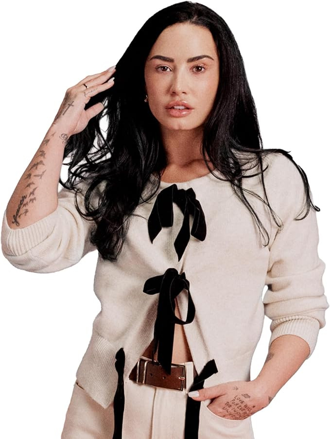 Amazon Essentials (Demi's Pick) Women's Regular-Fit Long-Sleeve Tie Front Cardigan with Bows | Amazon (US)