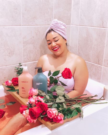 The shower has always been my little sanctuary because it allows me to indulge in a moment of self-care and wash away the stresses of the day 🚿🫧 

I love matching my mood for the day with @methodproducts’ variety of luxuriously sudsy, sublime body wash scents in their regular 18oz size at @target, and I’m SO excited that they now offer mine (pure peace) and Vic’s (sea + surf) FAVORITE scents of all time in a larger, 28oz size, complete with a pump! 🙌🏻

We LOVE @methodproducts in this household (OBSESSED with their hand soaps, cleaning products, and personal care products) and that their biodegradable formulas are all made with plant-based and other thoughtful ingredients + paraben free and cruelty free. 🧼✨

Shop the new upsized pure peace, sea + surf, and simply nourish body wash scents at @target on the @shop.LTK app 💕

#LTKhome #LTKFind #LTKbeauty