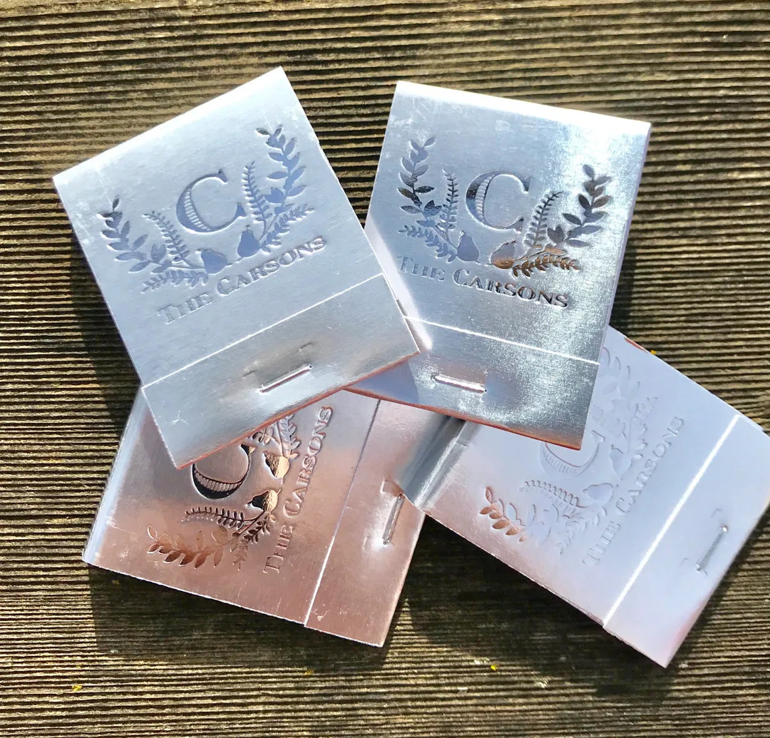 Wedding Matchbooks, Matches, Wedding, Cigar Bar, Monogrammed, Personalized, Custom Matches, Weddi... | Etsy (US)