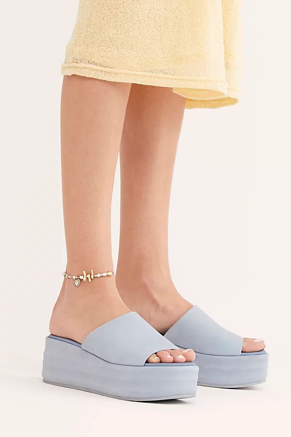 Harbor Flatform Sandals by FP Collection at Free People, Blue, EU 41 | Free People (Global - UK&FR Excluded)