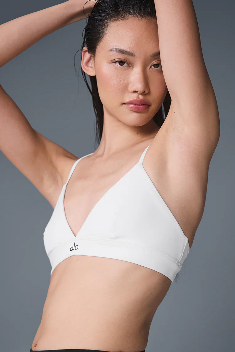 Splendor Bra - White/Black | Alo Yoga (US)