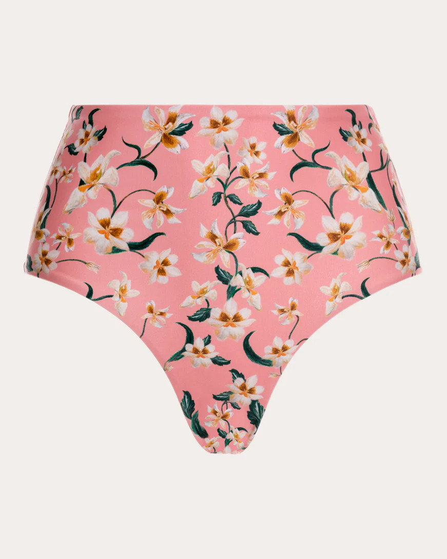 Magenta Promesa High-Rise Bikini Bottoms | Olivela