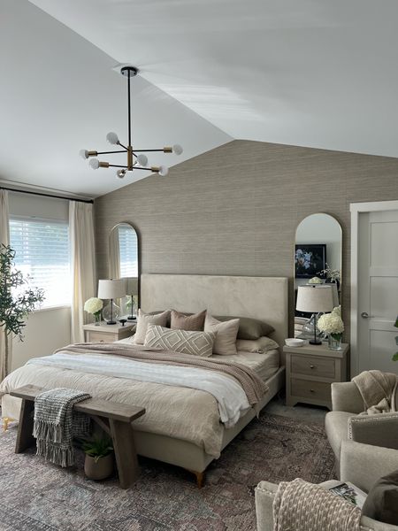 Neutral bedroom inspo. Love the calm and cozy of a soft/muted palette in the bedroom. 
My exact bench is no longer available. I have a couple similiar ones linked here! 

#LTKFind #LTKfamily #LTKhome
